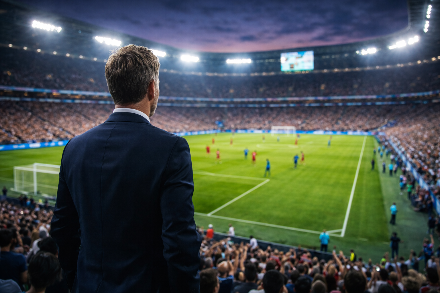 Manager evaluating transfer